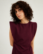 Vestido Corto con Hombreras®