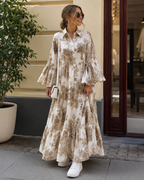 Vestido con Estampado Botánico