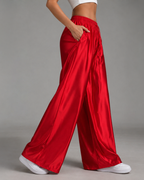 Pantalón Palazzo Satinado con Cintura Elástica®