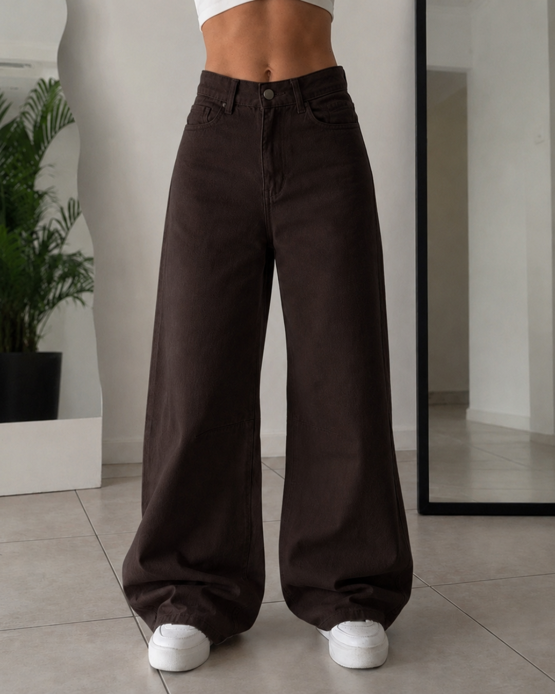 Pantalón de pierna ancha y cintura alta®