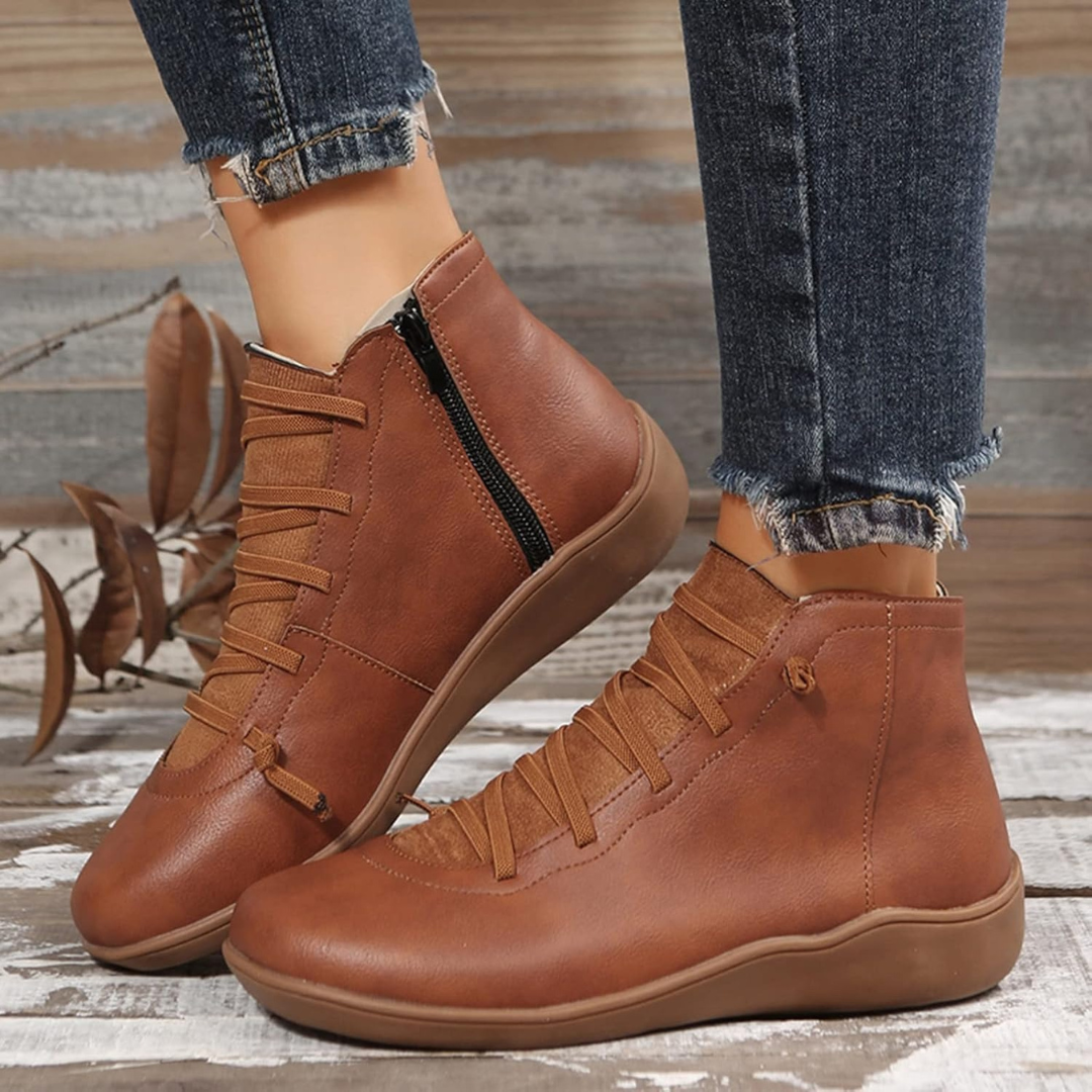 Botines con suela cómoda para mujer®