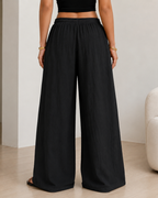 Pantalón Amplio Fluido con Cintura Ajustable®