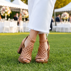 Sandalias Trenzadas de Tacón Alto®