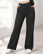 Pantalón Casual de Cintura Alta con Máxima Elasticidad para Mujer