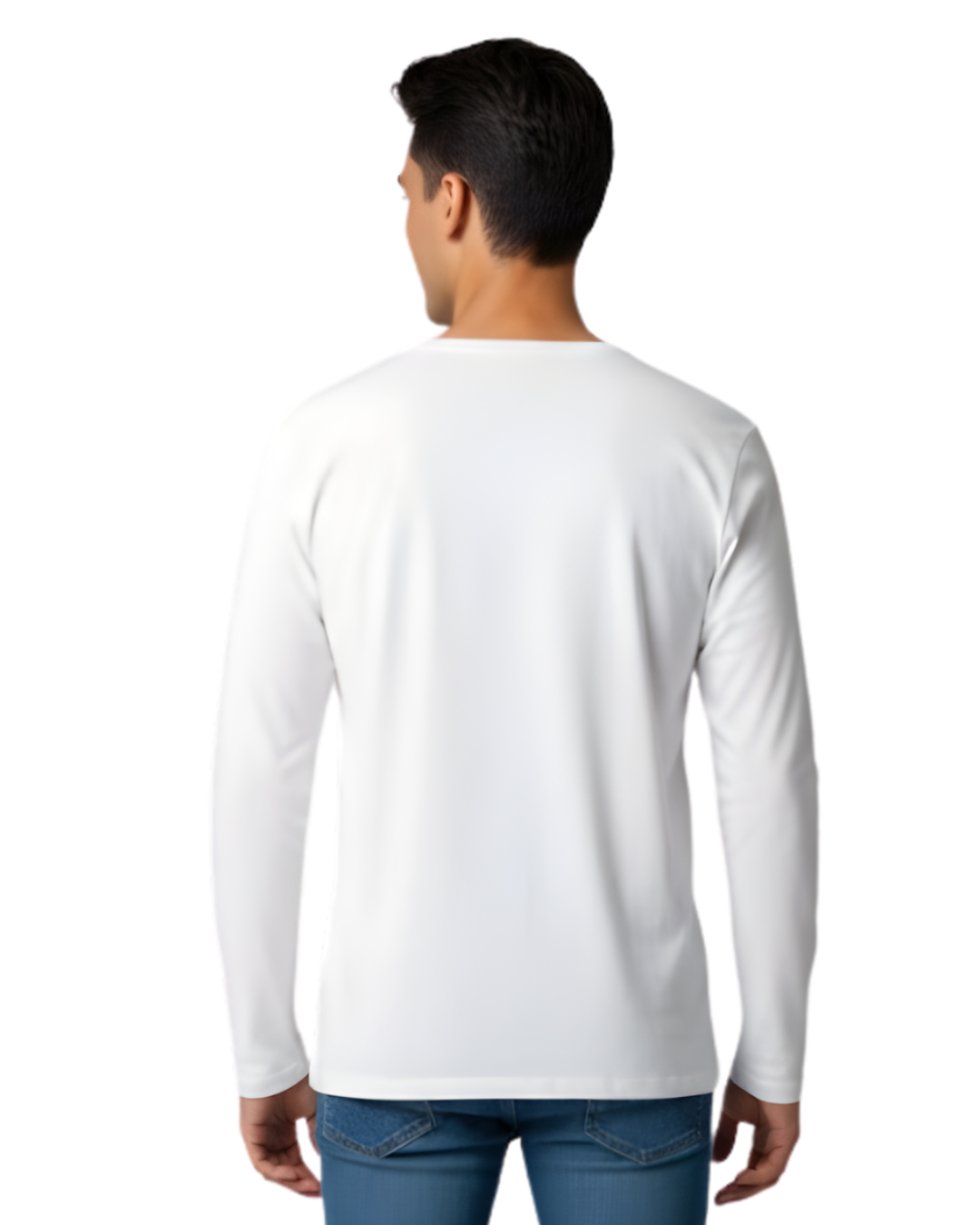 Polo de Manga Larga de Corte Ajustado para Hombre