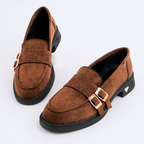Mocasín casual con doble hebilla®