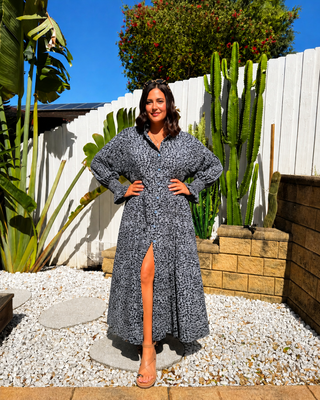 Vestido con Estampado de Leopardo®