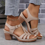 Sandalias de Tacón de Bloque London