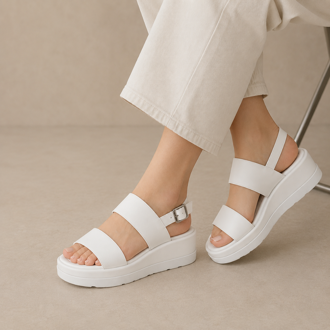 Sandalias de Plataforma con Doble Tira®