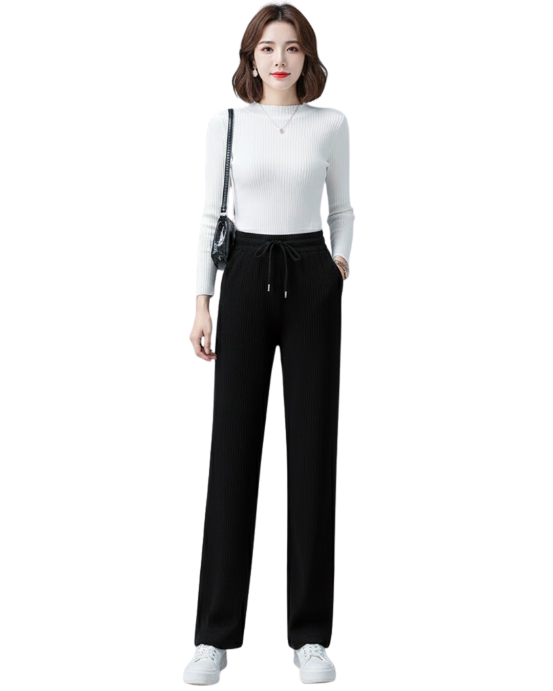 Pantalones anchos de terciopelo informales para mujer®