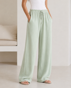 Pantalón Fluido de Corte Recto