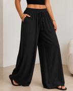 Pantalón Amplio Fluido con Cintura Ajustable®