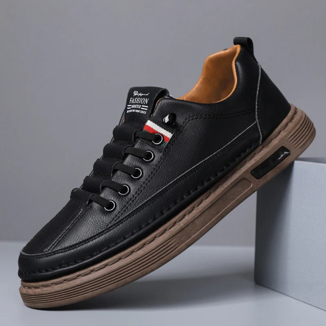Zapatillas de cuero con suela flexible