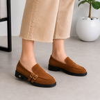 Mocasín casual con doble hebilla®