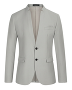 Chaqueta Blazer con Cuello Mandarín para Hombre