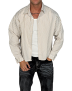 Camisa Estilizada de Corte Contemporáneo