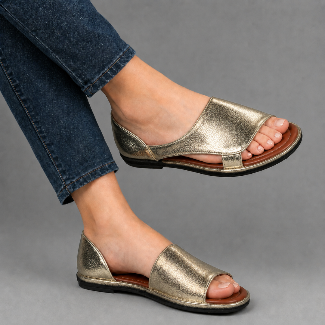 Sandalias Planas con Punta Abierta®