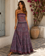 Vestido Indio Strapless