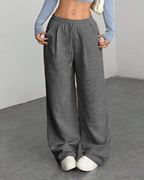 Pantalones Estilo Vintage de Pana para Mujer