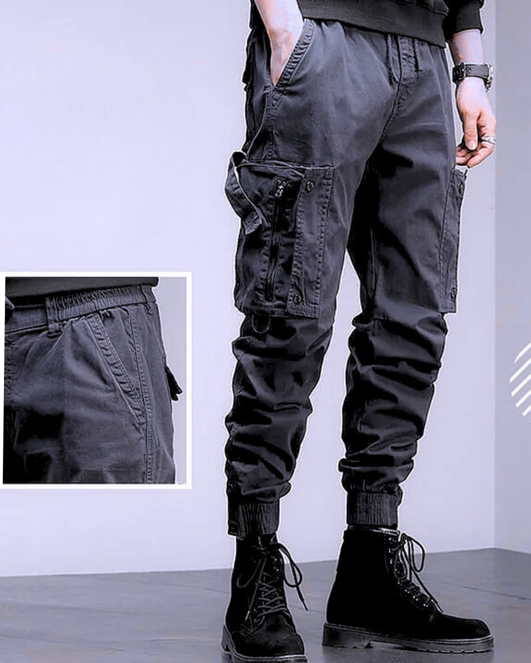 Pantalón Cargo con Múltiples Bolsillos Islandia®