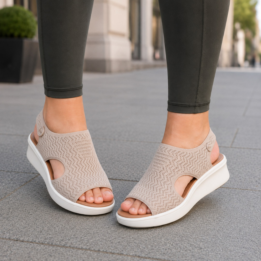 Sandalias Tejidas con Plataforma®