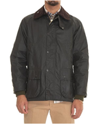 Chaqueta de Algodón Encerado de Estilo Clásico para Hombre