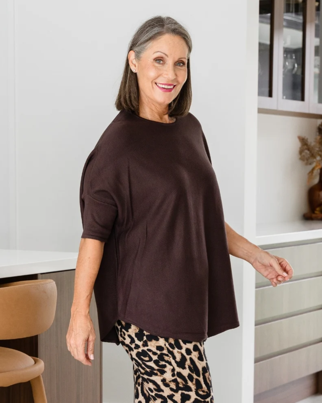 Jersey de Punto de Corte Fluido para Mujer®