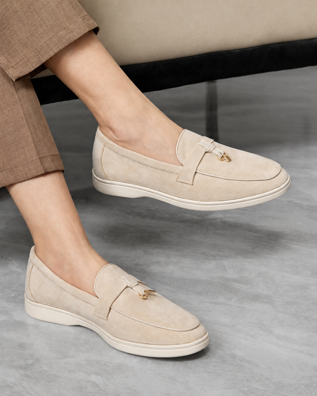 Mocasines Ligeros con Detalle Decorativo
