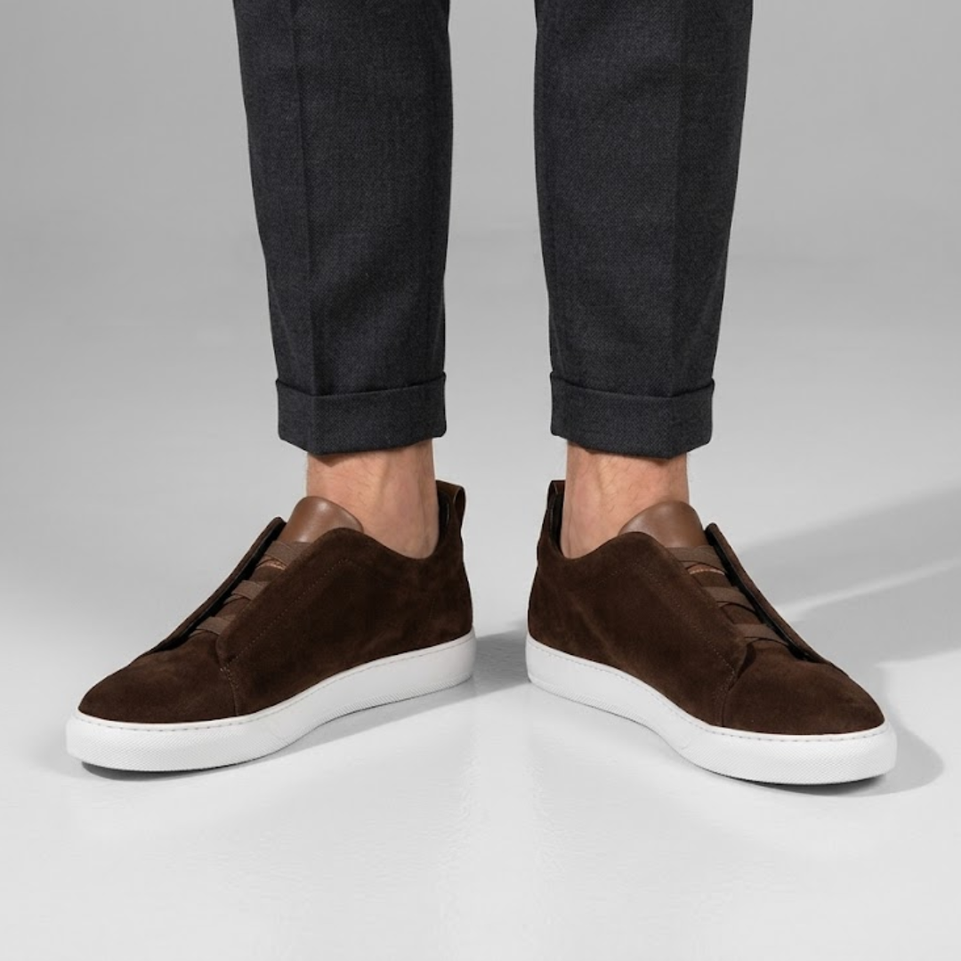 Zapatos Madrid de Gamuza Premium con Diseño Minimalista