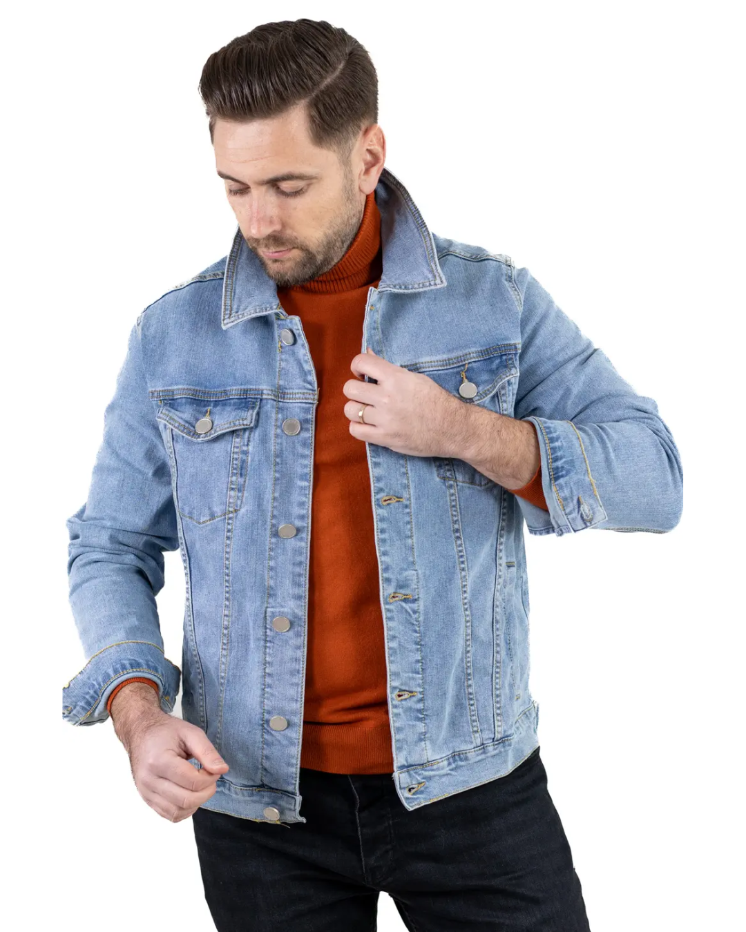 Chaqueta Vaquera de Estilo Clásico para Hombre®
