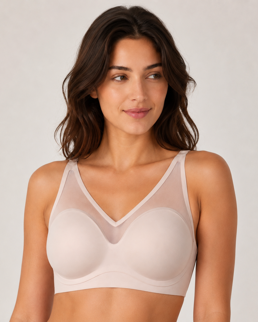 Sujetador Sin Costuras con Escote de Tul (OFERTA 2X1)®