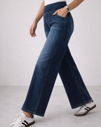 Pantalón de Pata Ancha Elástico para Mujer®