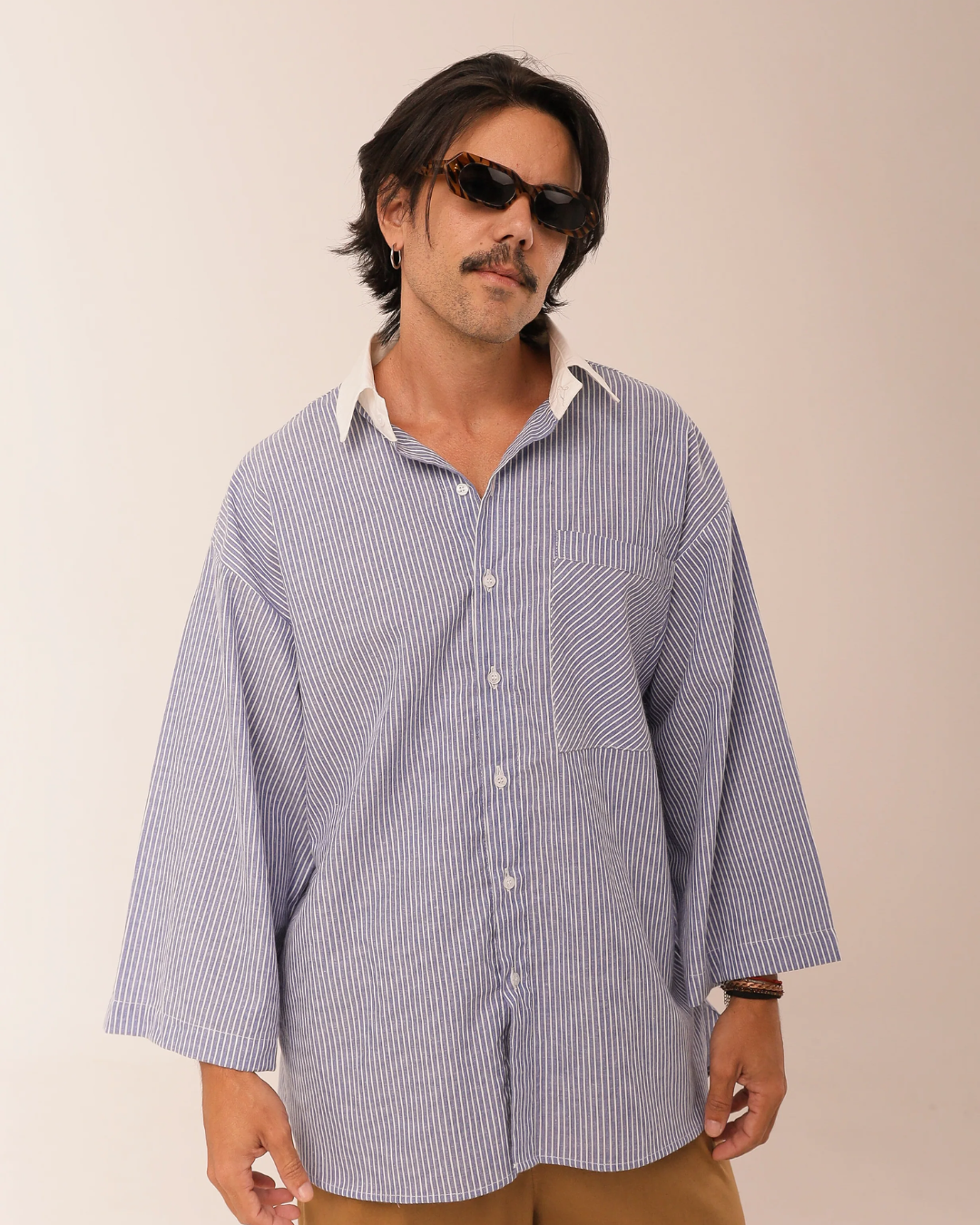 Camisa Oversize de Rayas®