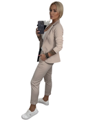 Conjunto de blazer y pantalón elegante para mujer®