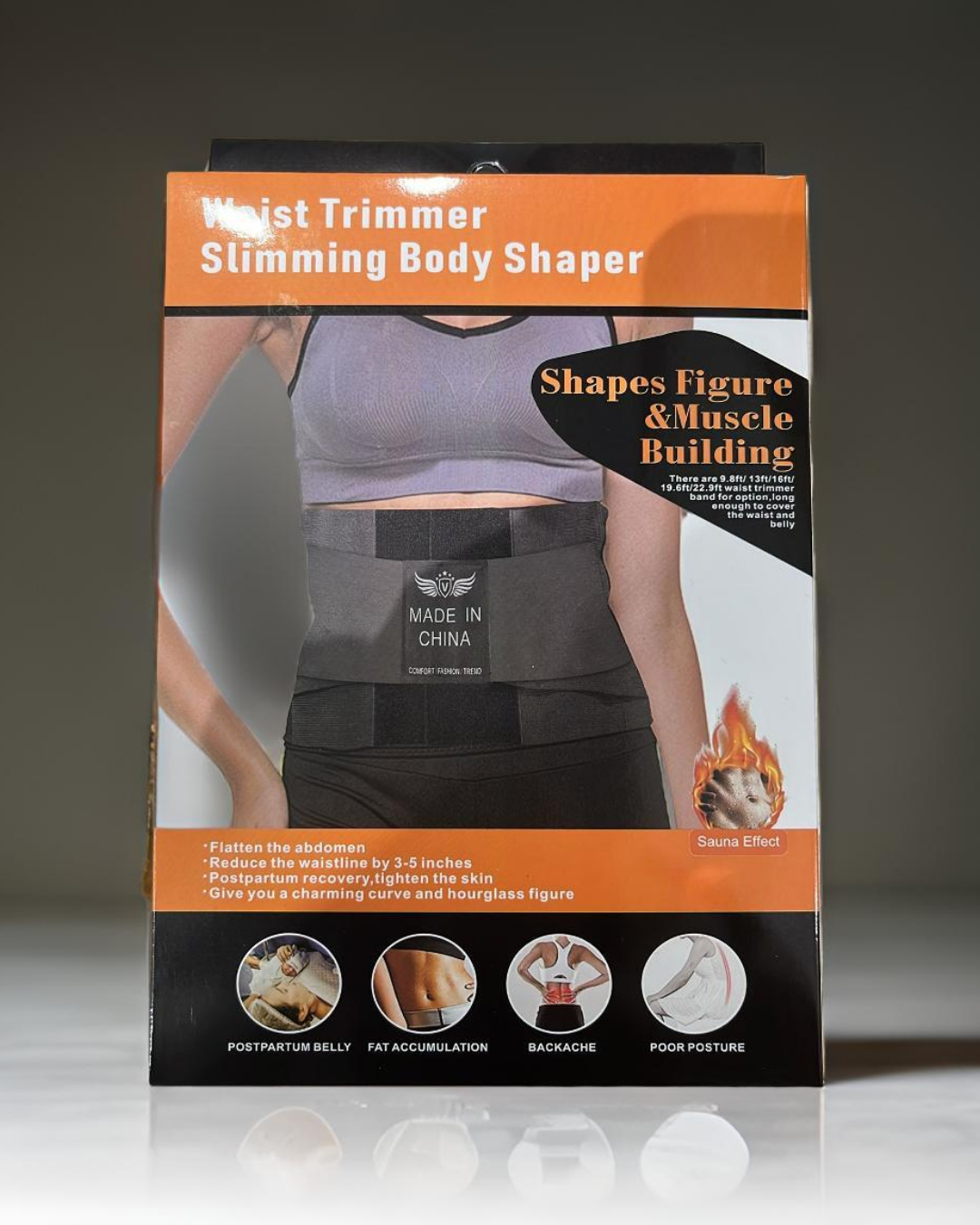 Cinturón Moldeador de Cintura y Faja de Entrenamiento con Soporte Lumbar®