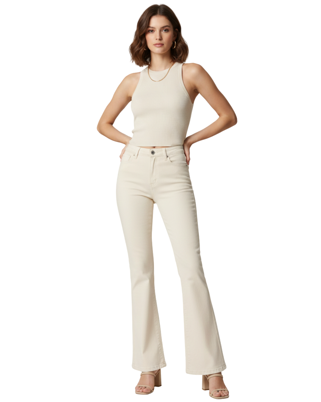 Pantalón faja de corte acampanado®