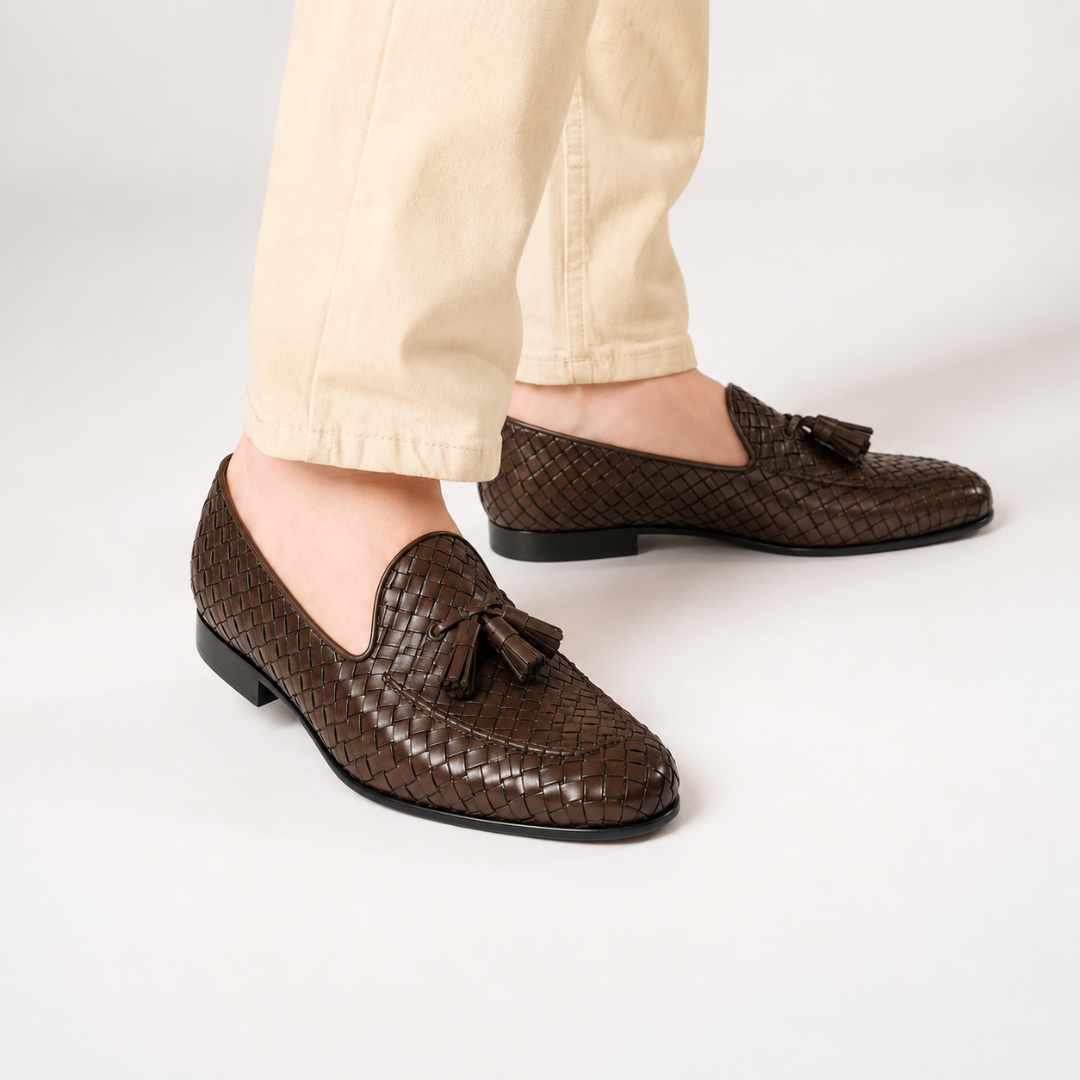 Mocasines Elegantes de Piel Trenzada®