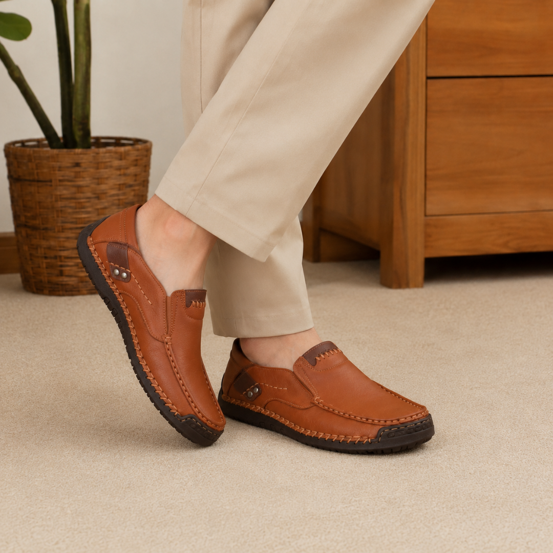 Mocasines Casuales con Costura Artesanal