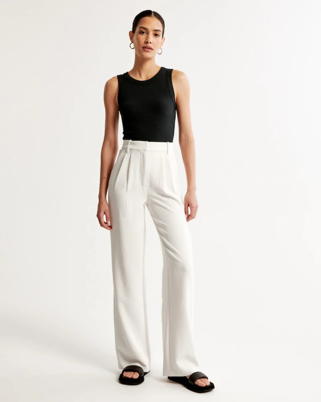 Pantalones anchos de cintura alta®