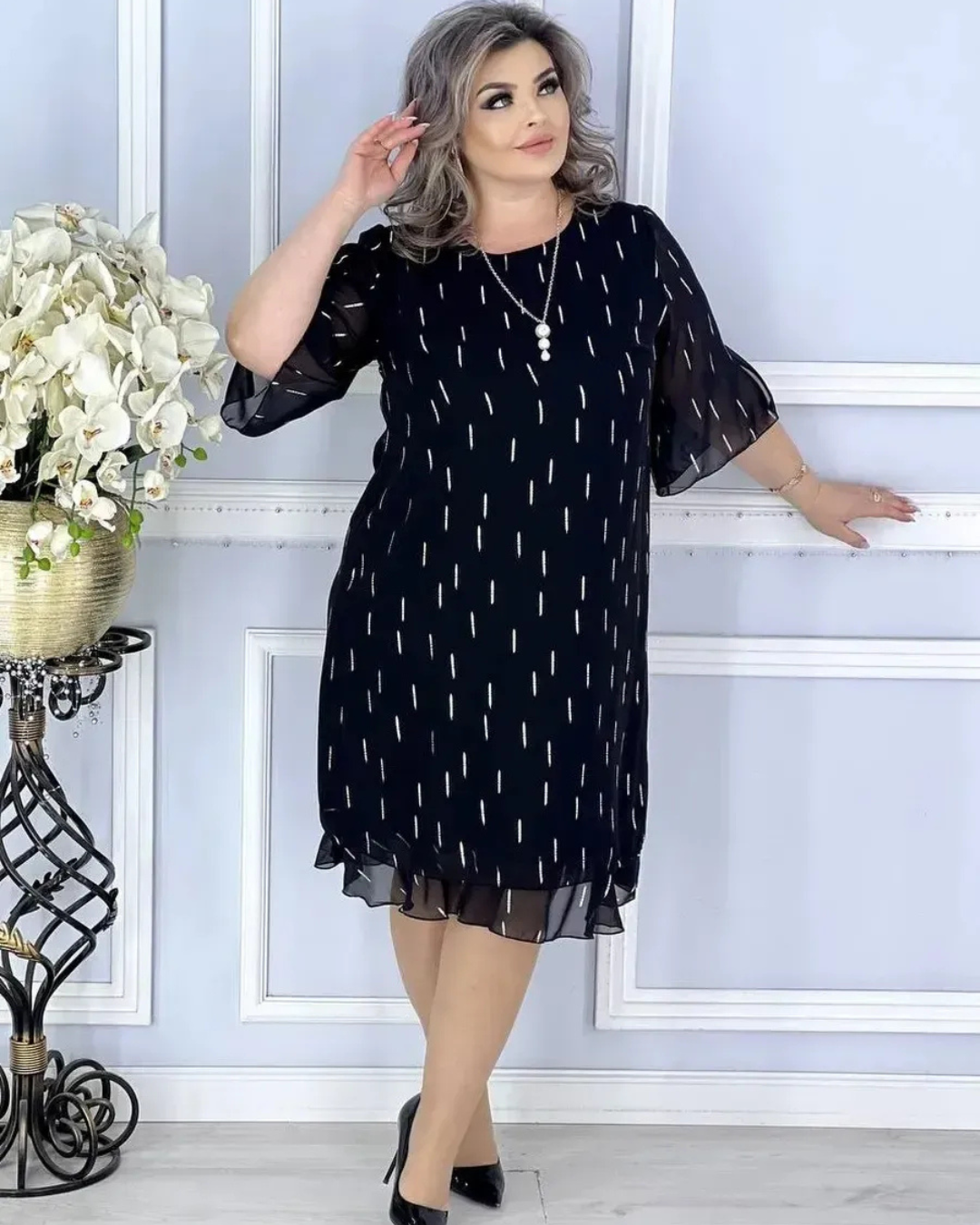 Vestido Suelto corto elegante y a la moda para mujer®