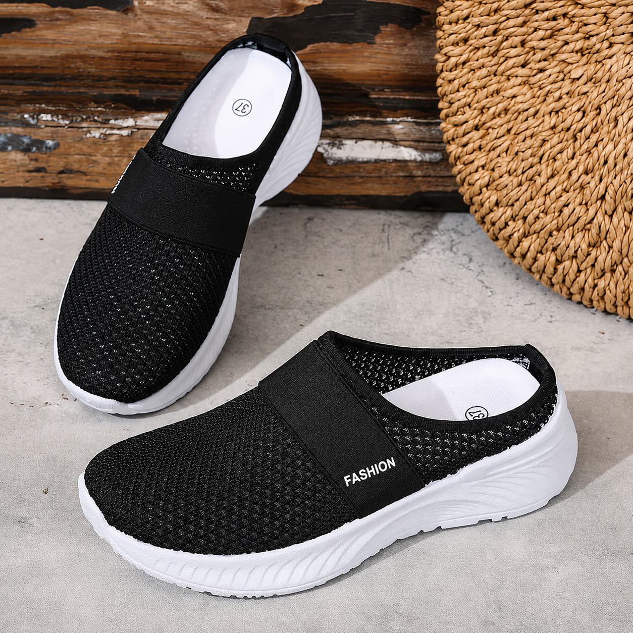 Zapatillas Zueco de Malla Transpirable®