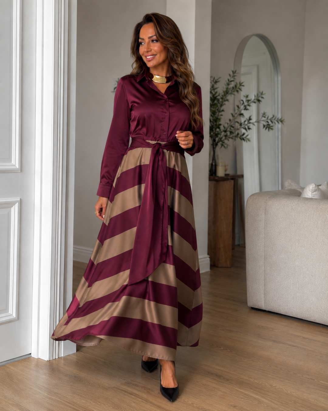 Vestido con Arquitectura y Composición
