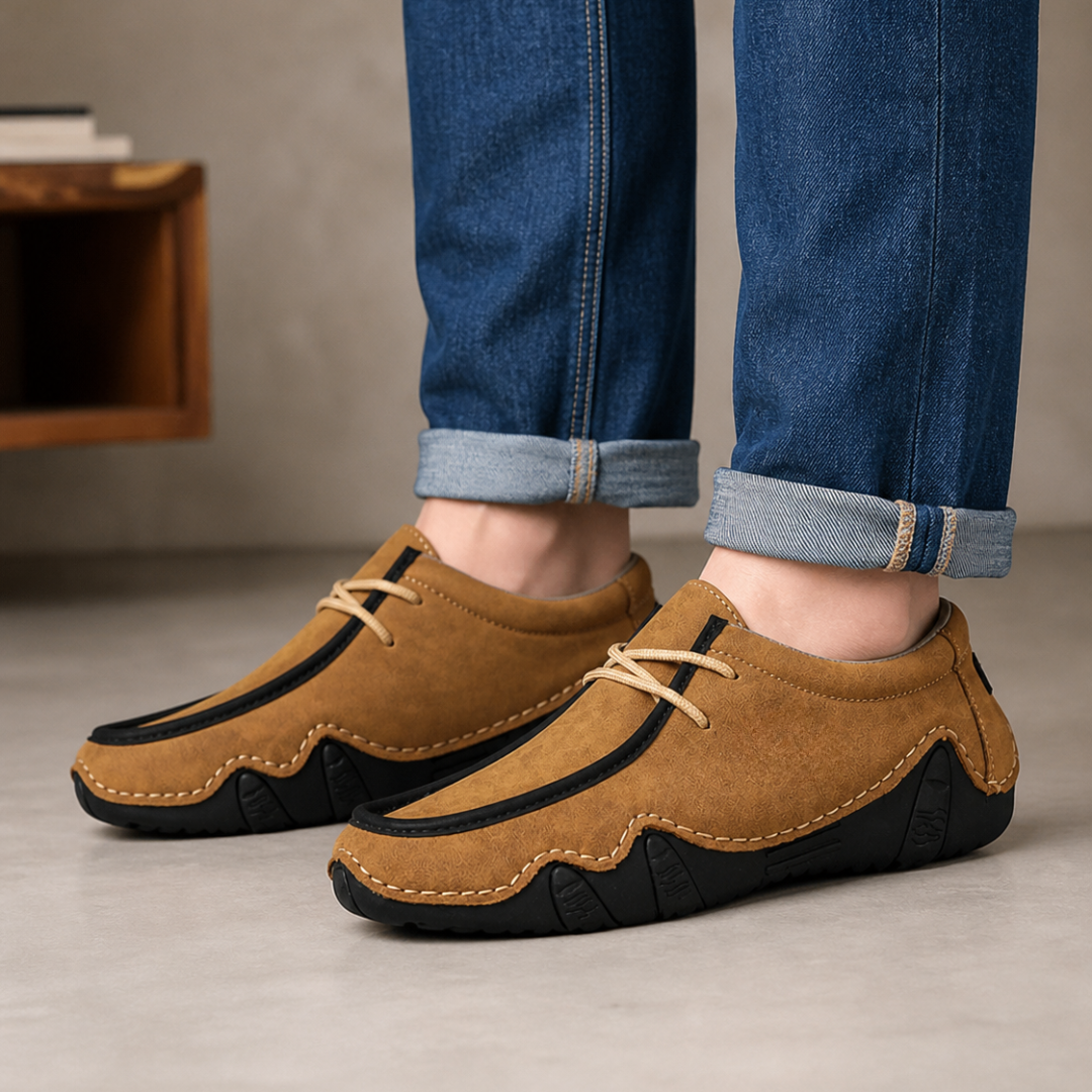 Mocasines flexibles de cuero®