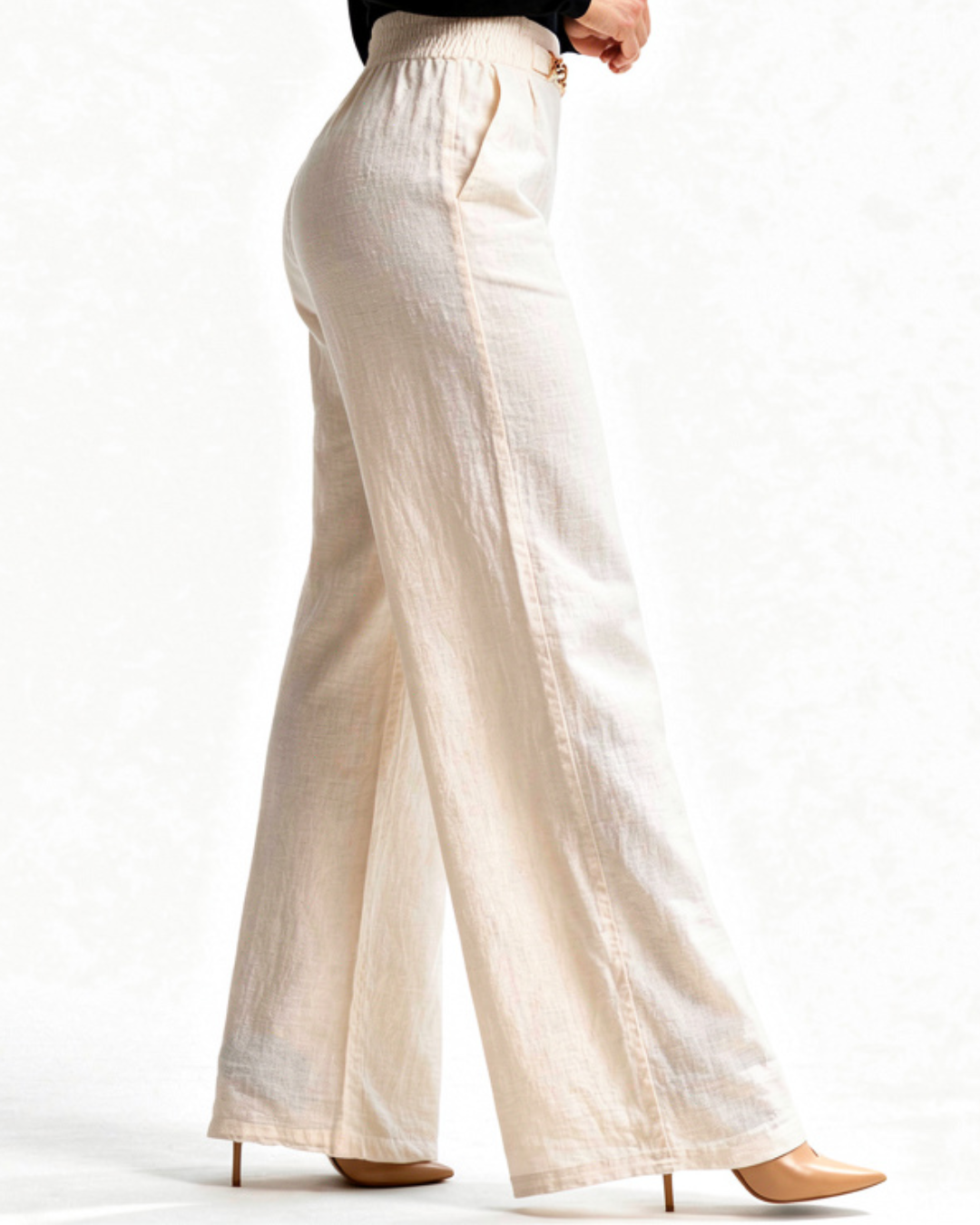 Pantalón de Talle Alto con Pernera Ancha®