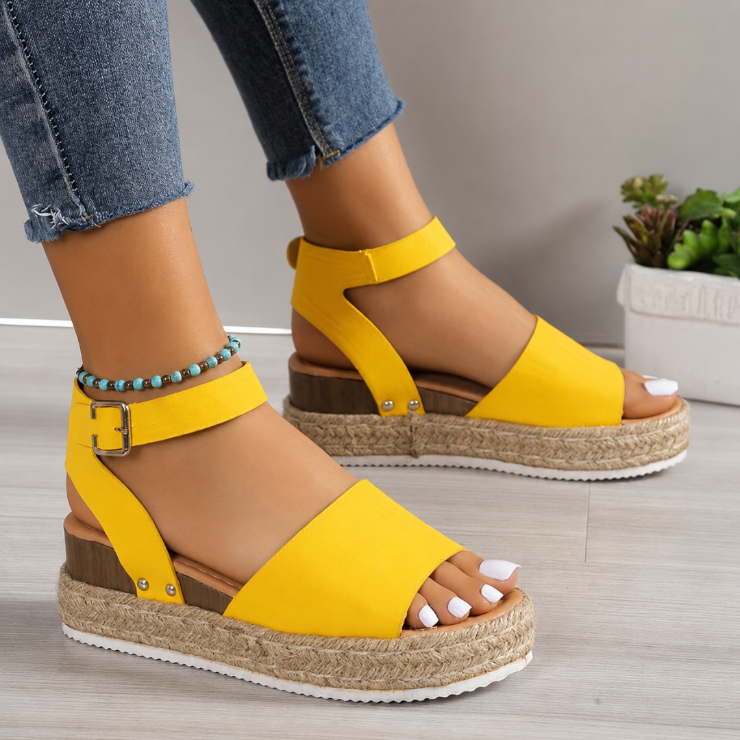 Sandalias de Cuña con Plataforma