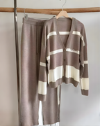 Conjunto de Punto Atemporal de 2 Piezas para Mujer