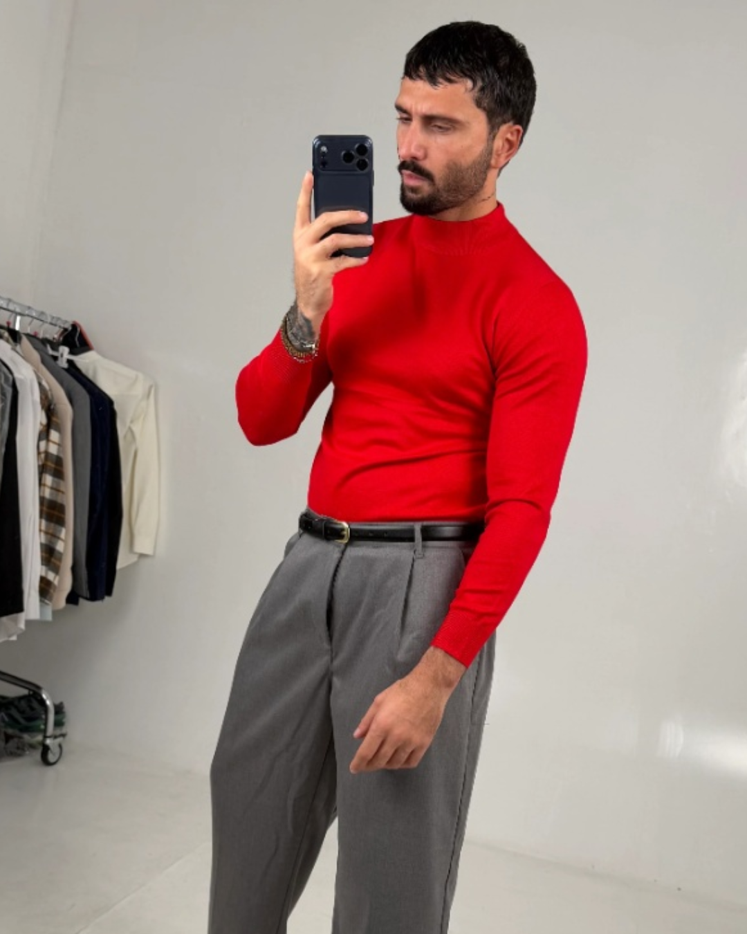 Jersey de cuello alto para Hombre