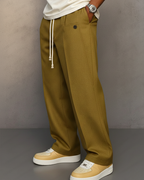Pantalones elegantes para hombre con estilo sastrería con cordón®