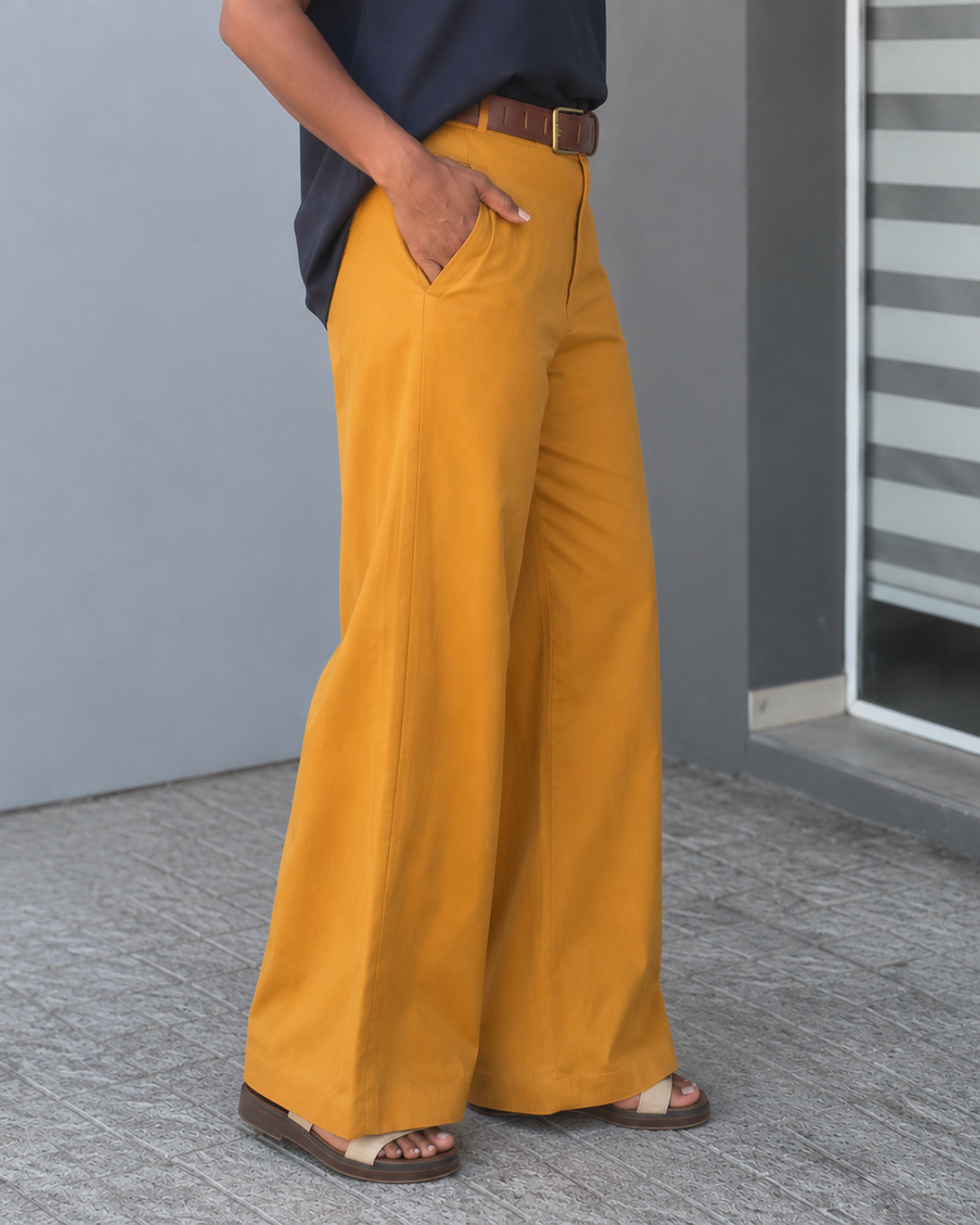 Pantalón Palazzo de Cintura Alta®