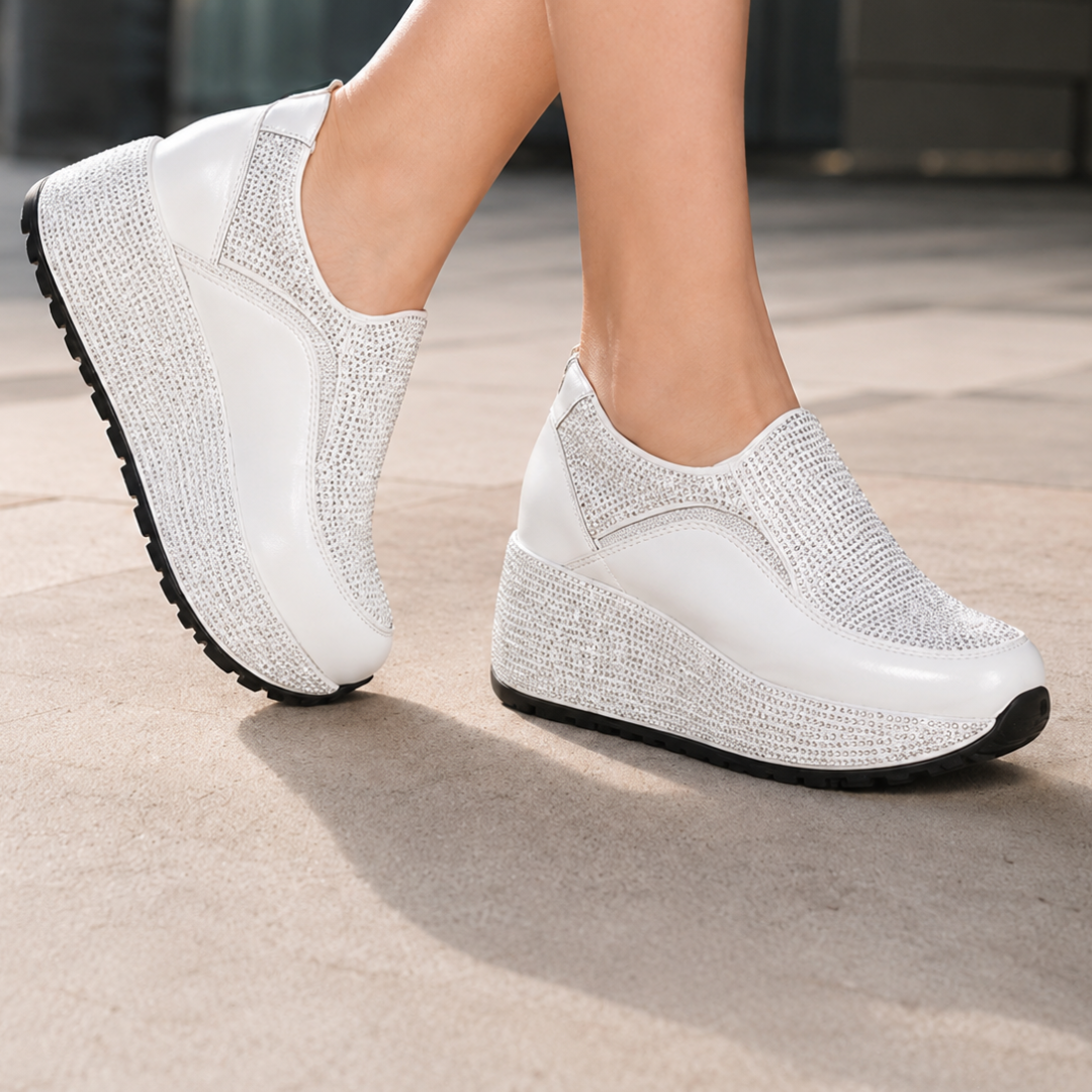 Zapatillas slip on con brillos®